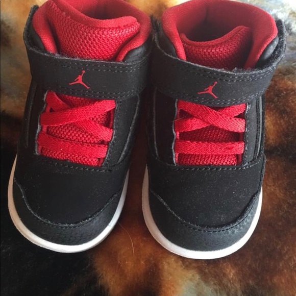 red baby jordans